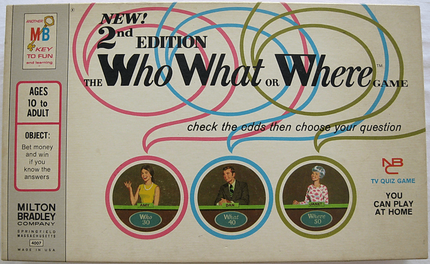 The Who, What or Where Game doboz