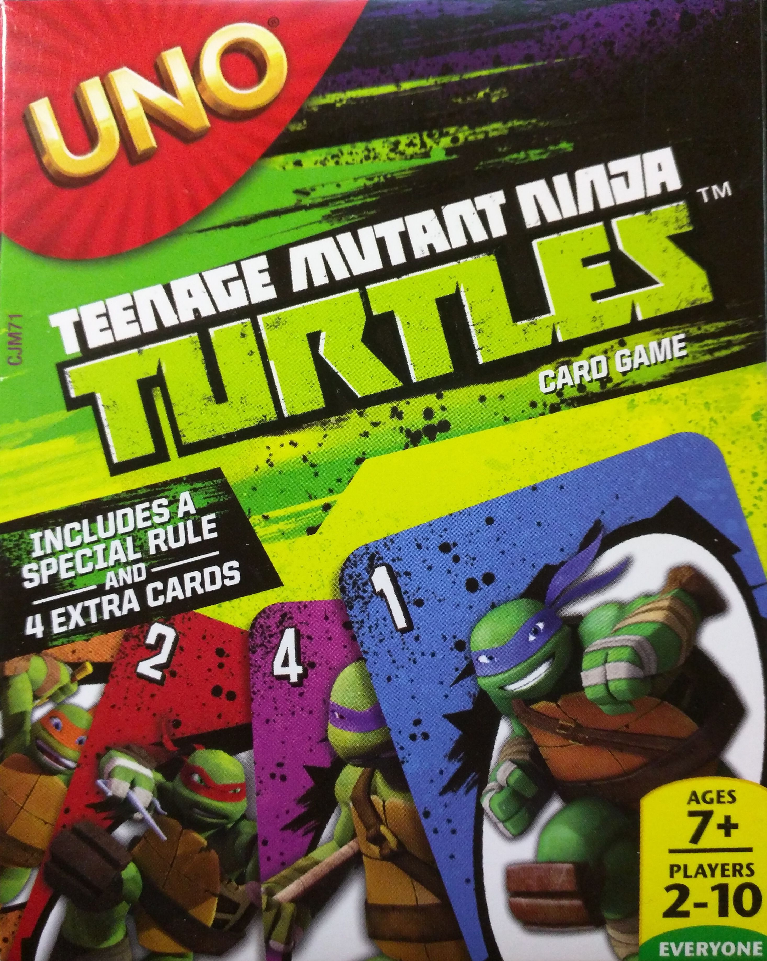UNO: Teenage Mutant Ninja Turtles box art