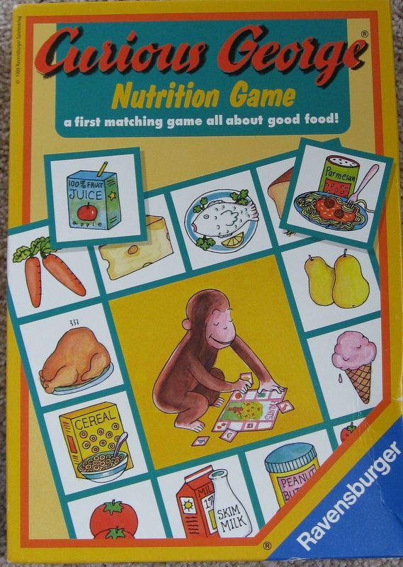 Curious George Nutrition Game box art