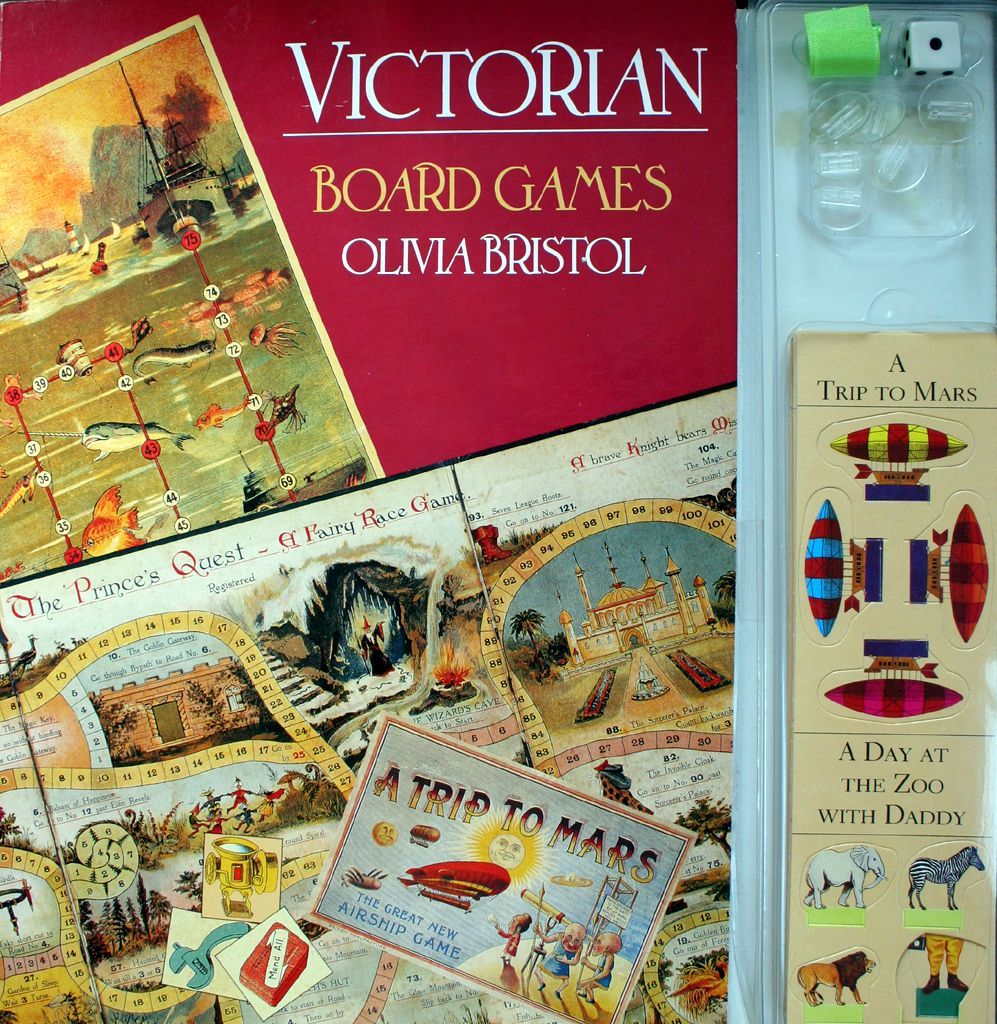 Six Victorian & Edwardian Board Games box art