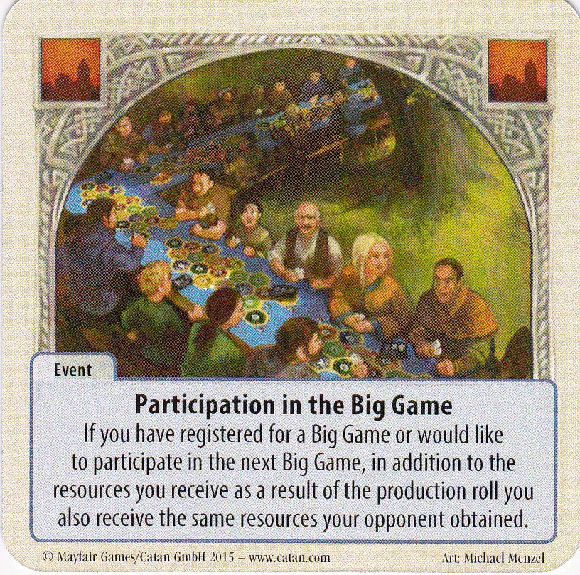 The Rivals for Catan: Participation in the Big Game box art