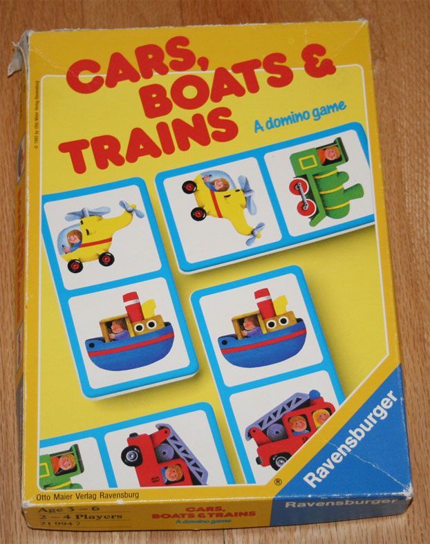 Cars, Boats & Trains box art