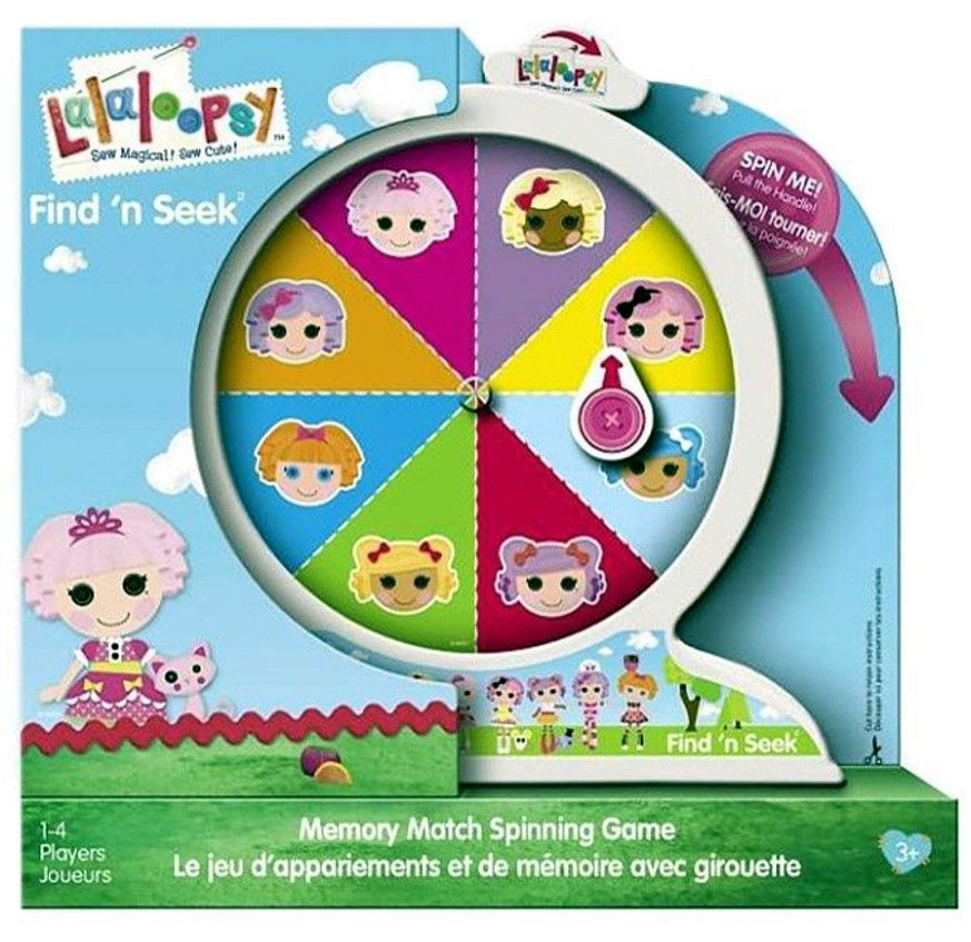 Lalaloopsy: Find 'N Seek – Memory Match Spinning Game box art