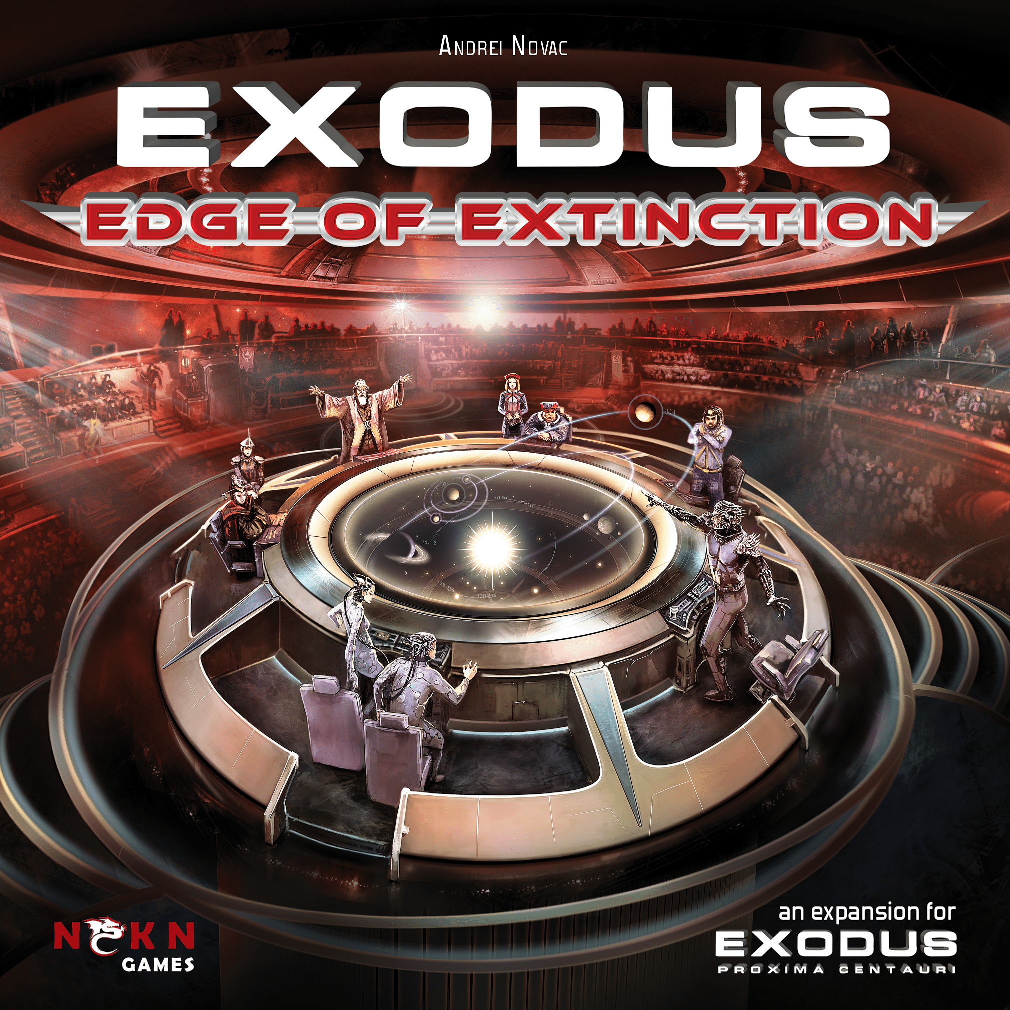 Coperta Exodus: Edge of Extinction – Kickstarter Edition