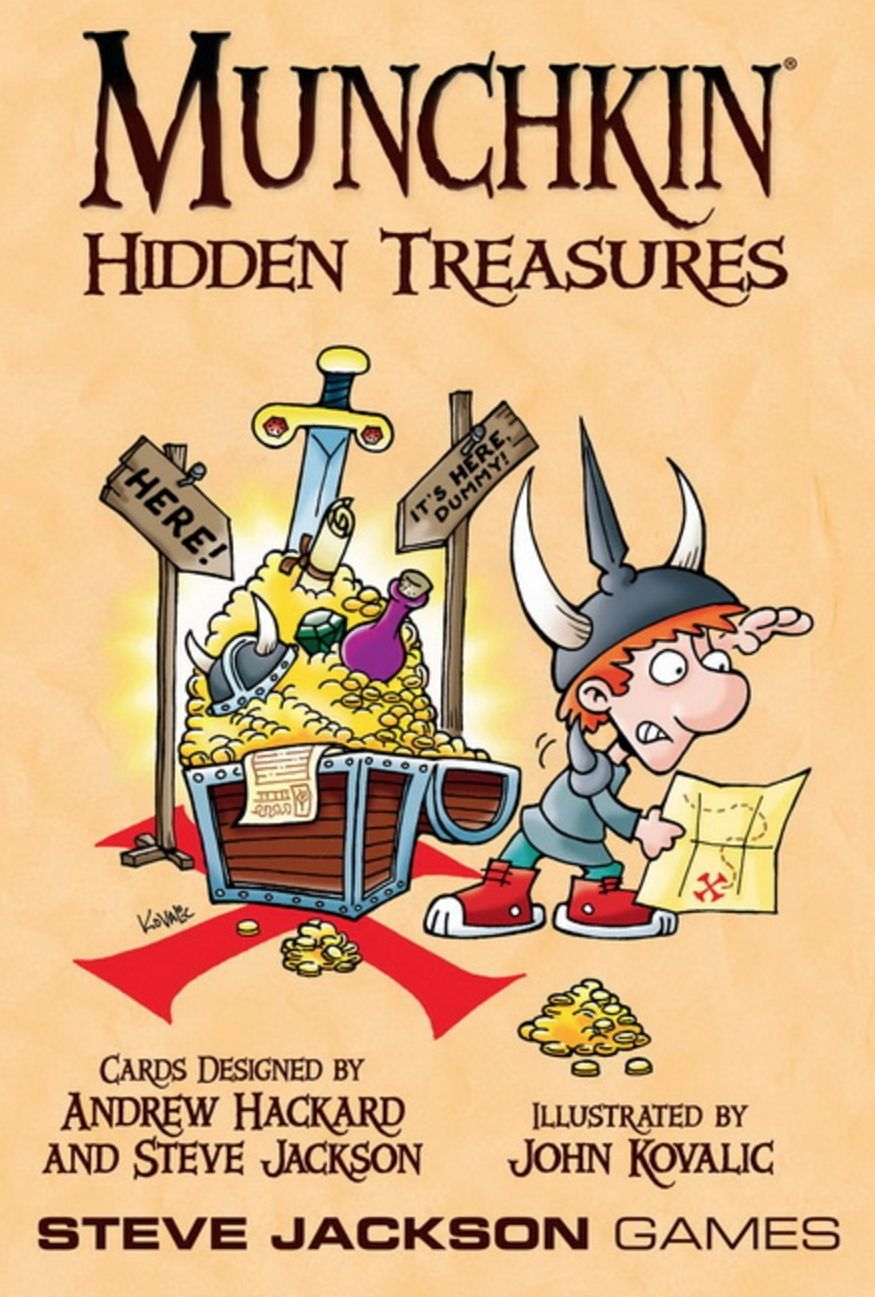Munchkin Hidden Treasures box art