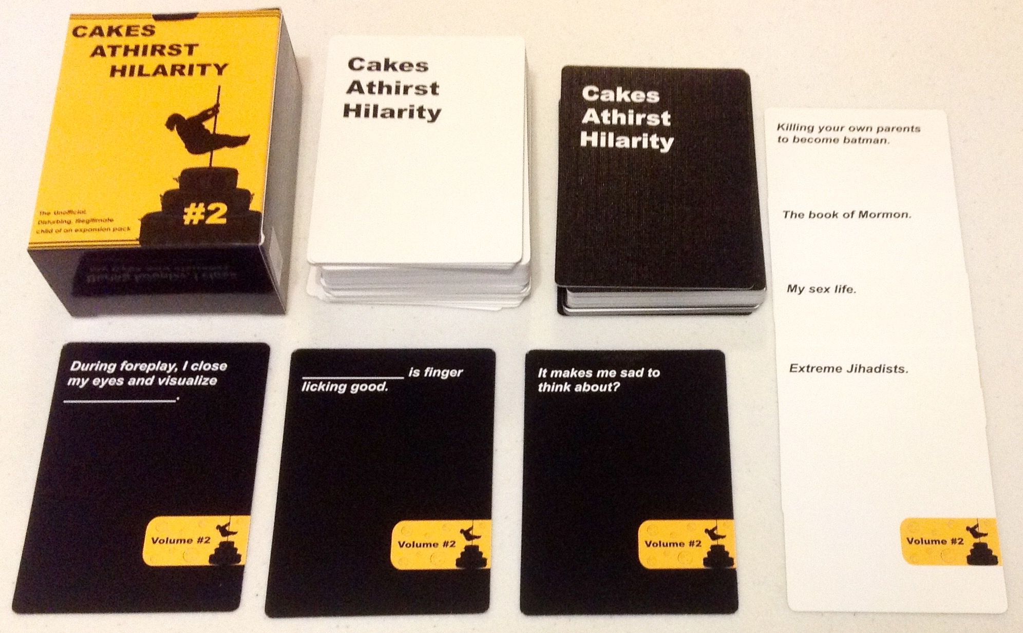 Coperta Cakes Athirst Hilarity: Volume #2 (fan expansion for Cards Against Humanity)