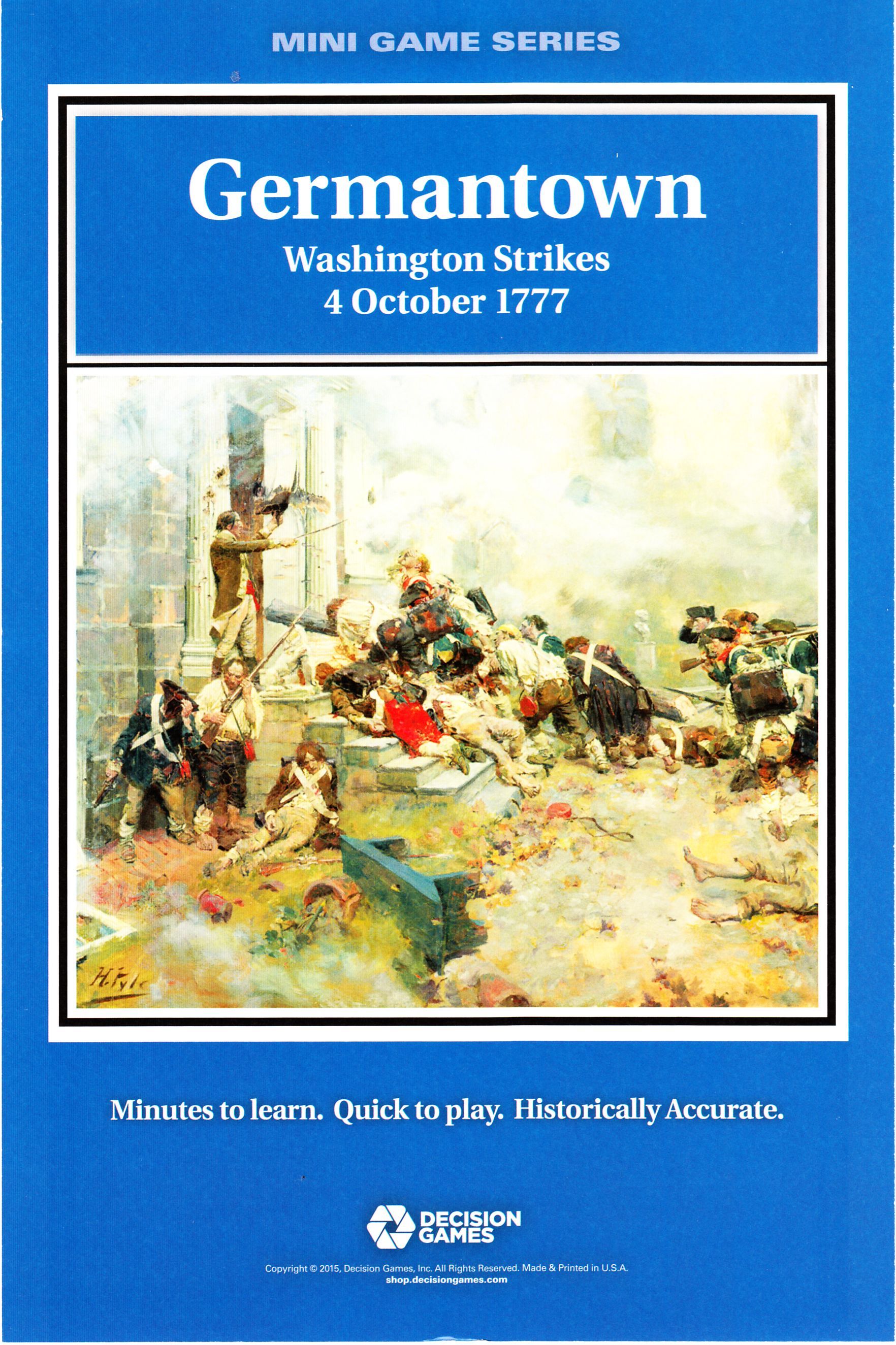 Germantown: Washington Strikes box art