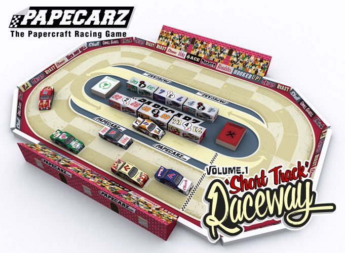 Papecarz: The Papercraft Racing Board Game box art