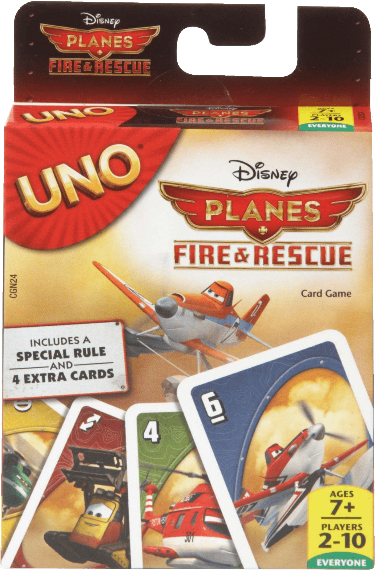 UNO: Disney Planes – Fire & Rescue! box art