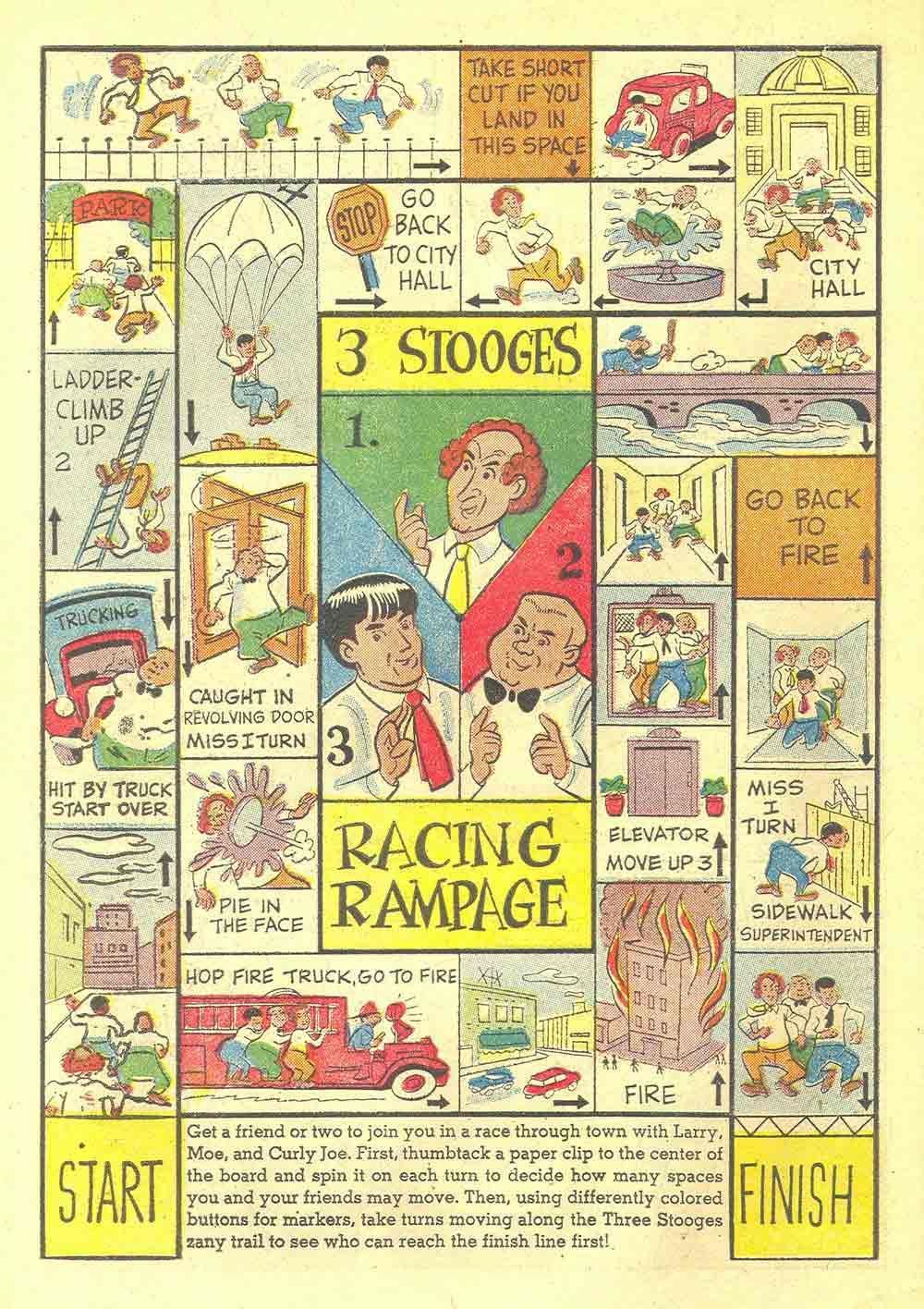3 Stooges Racing Rampage box art
