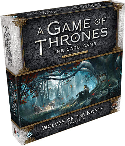 A Game of Thrones: The Card Game (Second Edition) – Wolves of the North box art