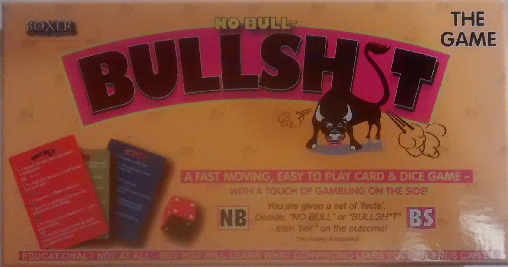 Bullshit box art