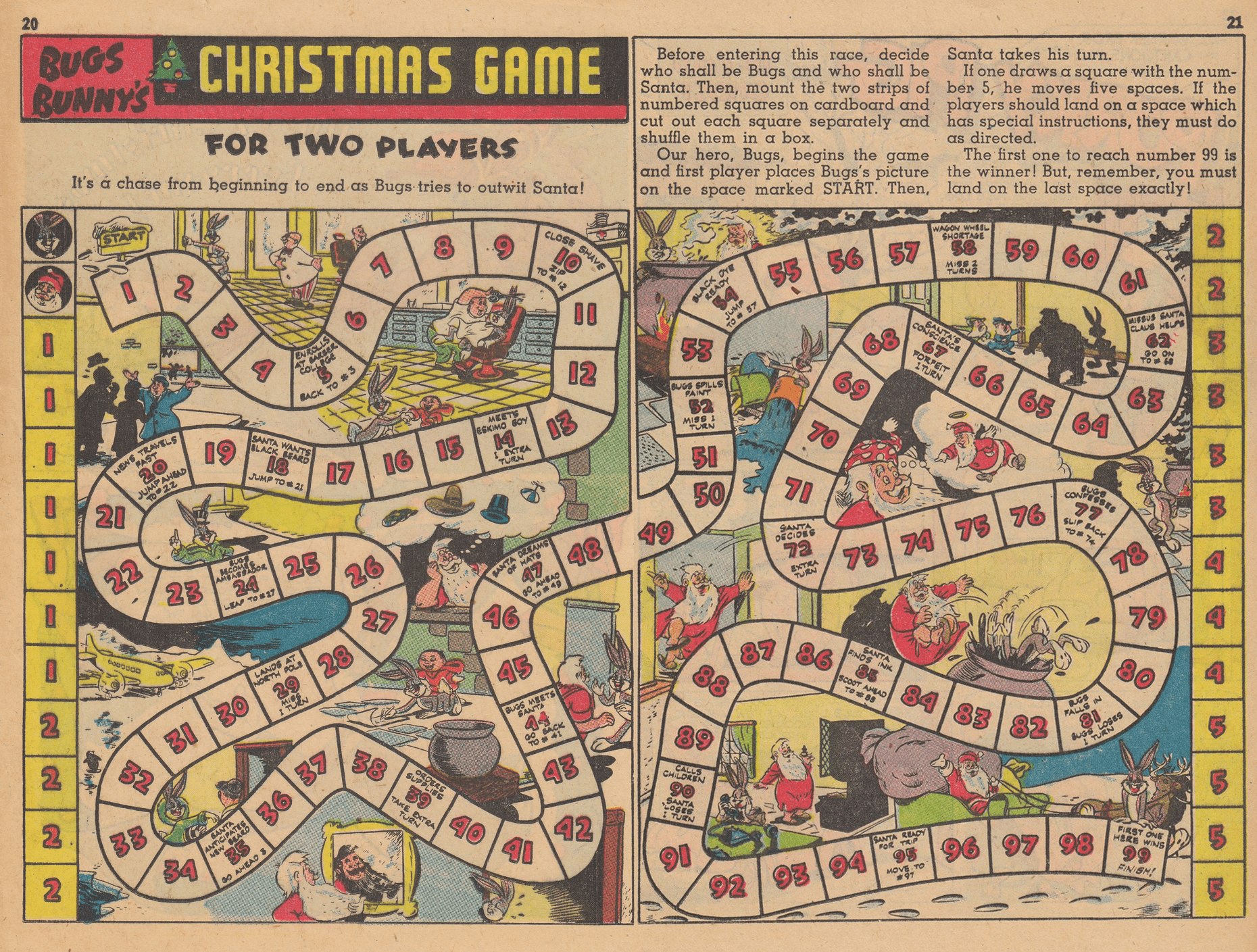 Bugs Bunny's Christmas Game doboz