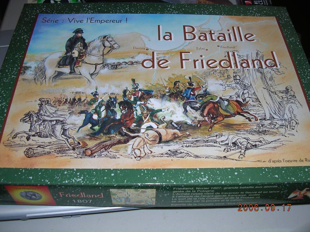 La Bataille de Friedland box art