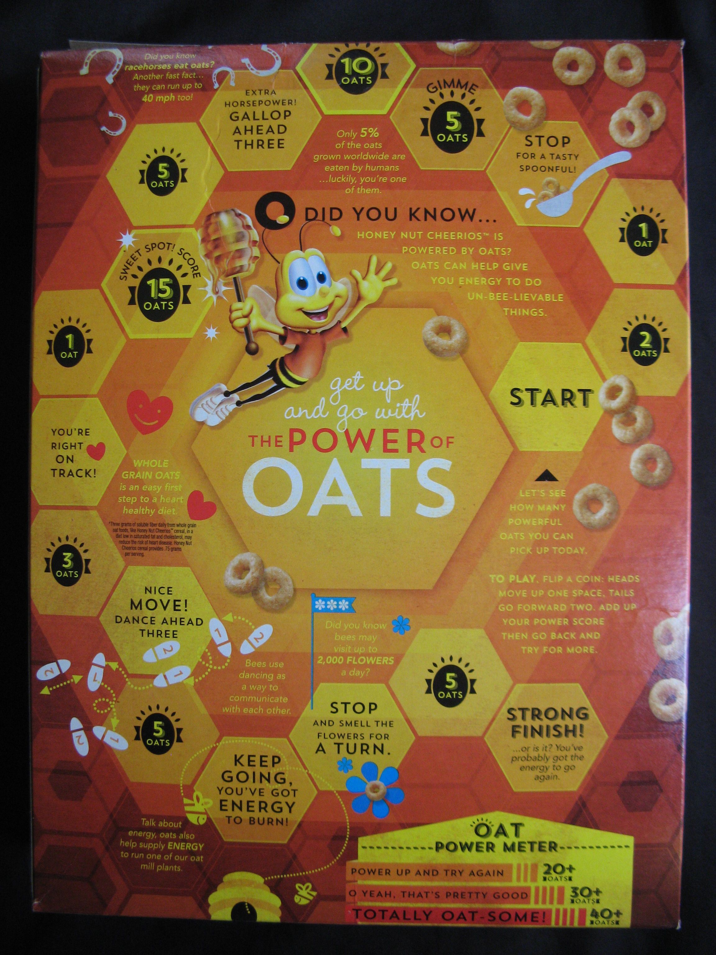 Get up and Go with the Power of Oats doboz