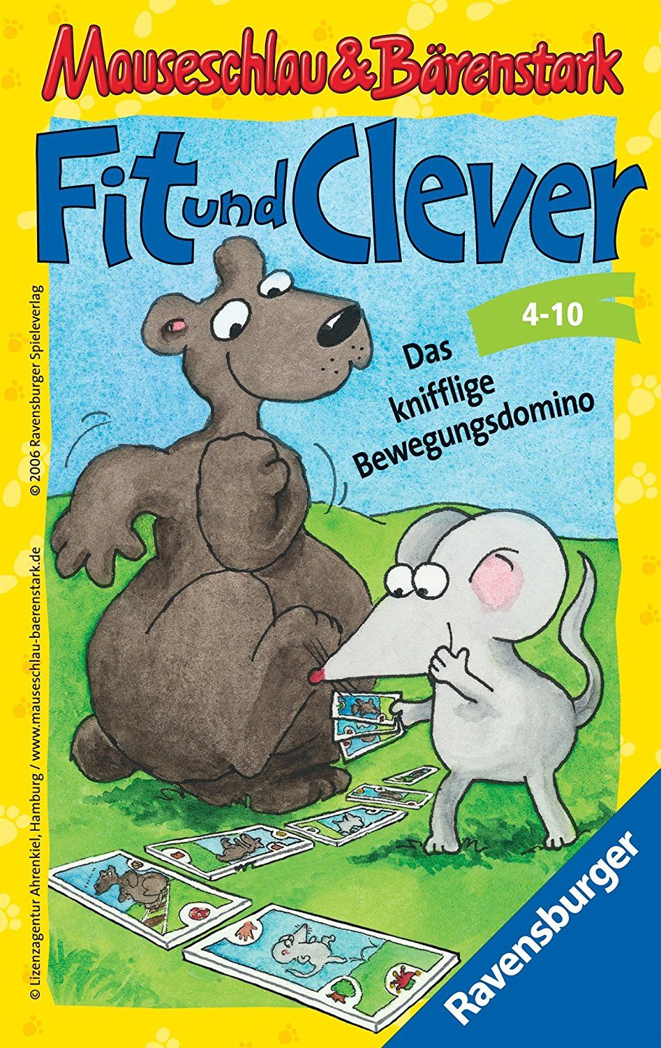 Coperta Mauseschlau & Bärenstark: Fit und Clever – Das knifflige Bewegungsdomino