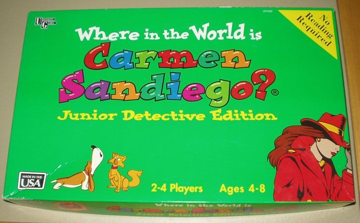 Where in the World is Carmen Sandiego? Junior Detective Edition box art
