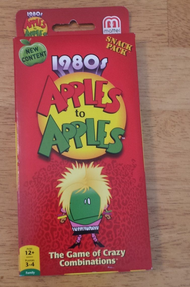 1980s Apples To Apples Snack Pack doboz