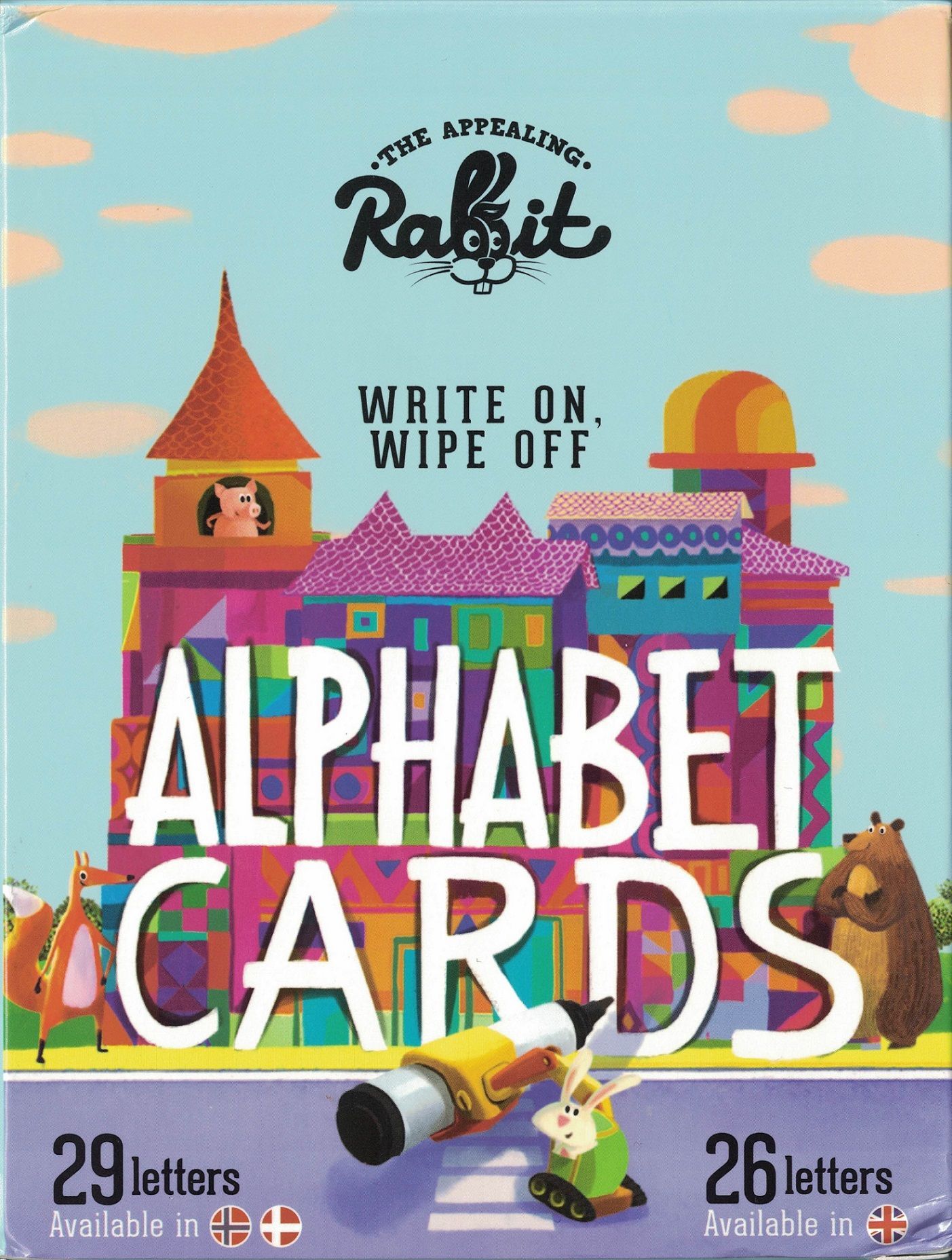 Write On, Wipe Off Alphabet Cards box art