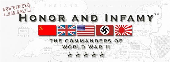 Coperta Honor and Infamy: Commanders (Axis and Allies Variant)
