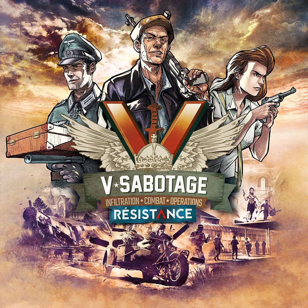 V-Sabotage: Resistance box art