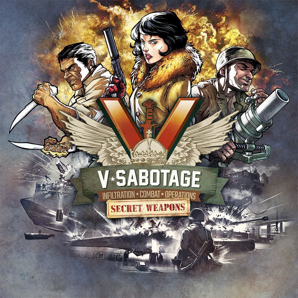 V-Sabotage: Secret Weapons box art