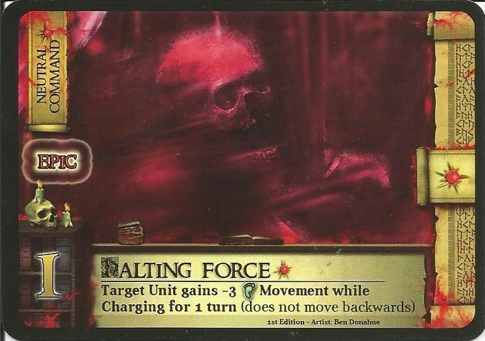 Castle Assault: Halting Force Promo Card box art