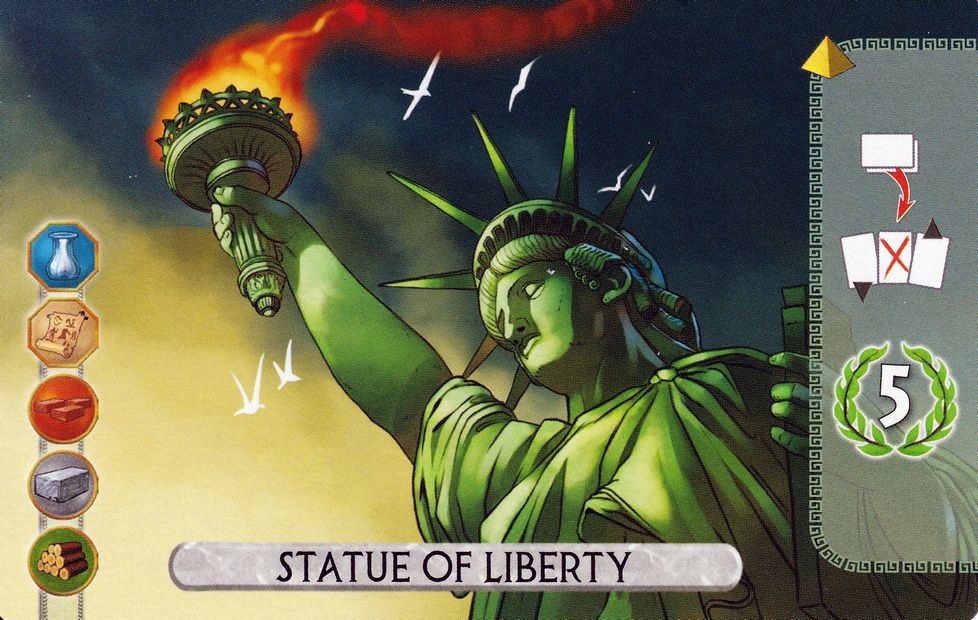 7 Wonders Duel: Statue of Liberty Promo Card box art