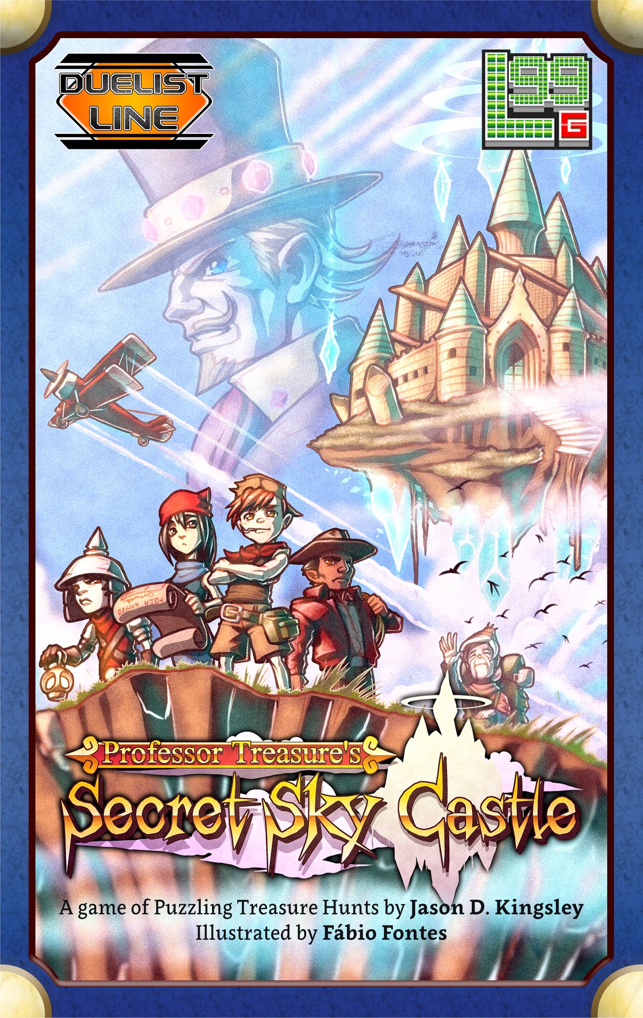 Professor Treasure's Secret Sky Castle doboz
