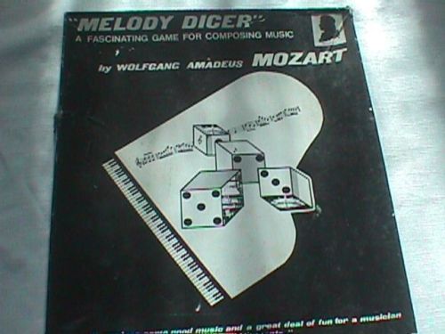 Wolfgang Amadeus Mozart Melody Dicer for Piano doboz