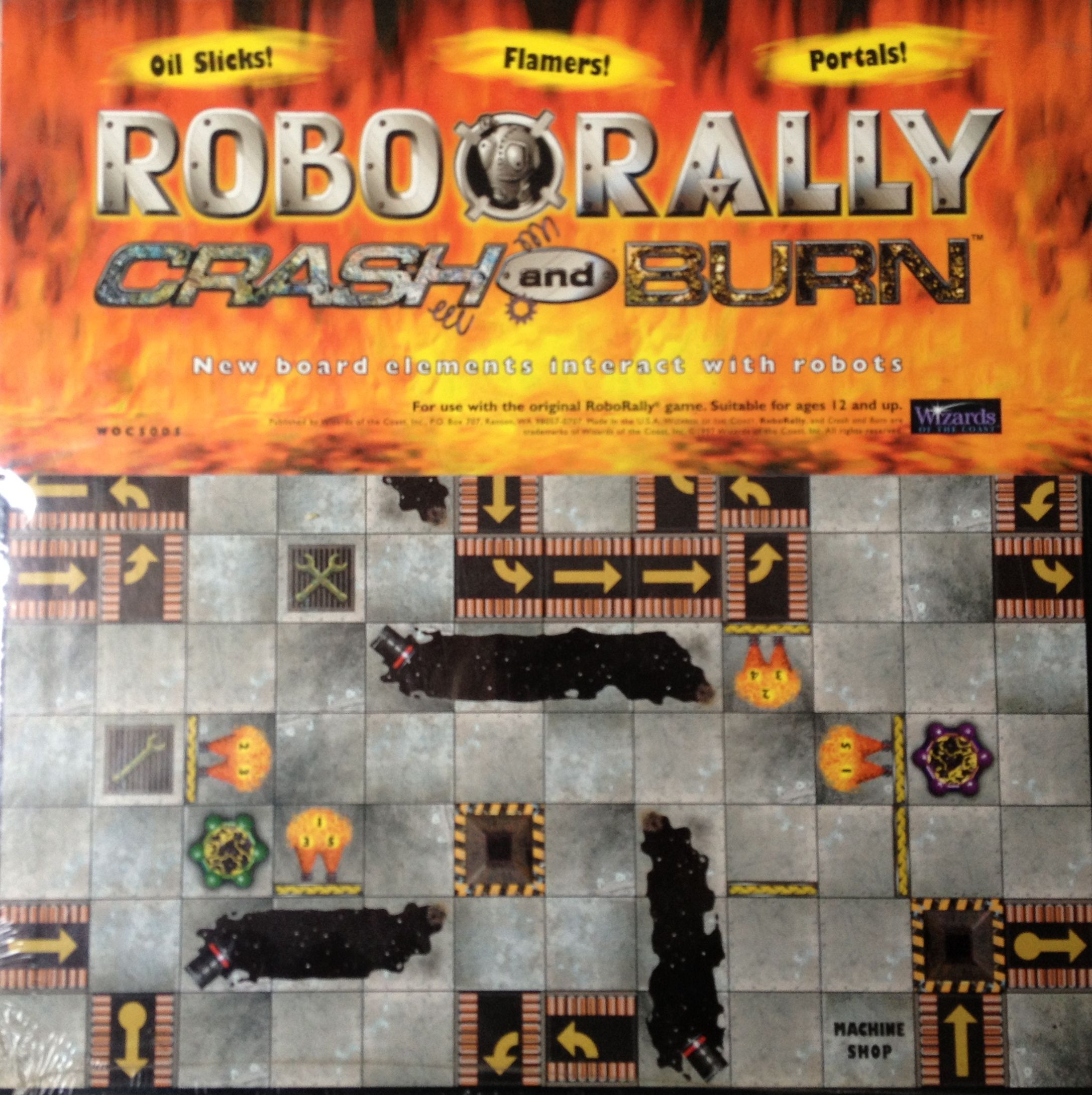 RoboRally: Crash and Burn box art