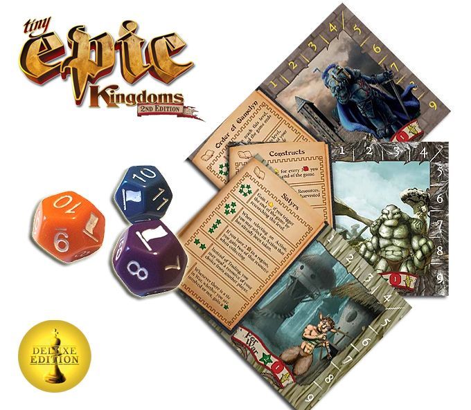Tiny Epic Kingdoms: 2nd Edition – Deluxe Promo Pack box art