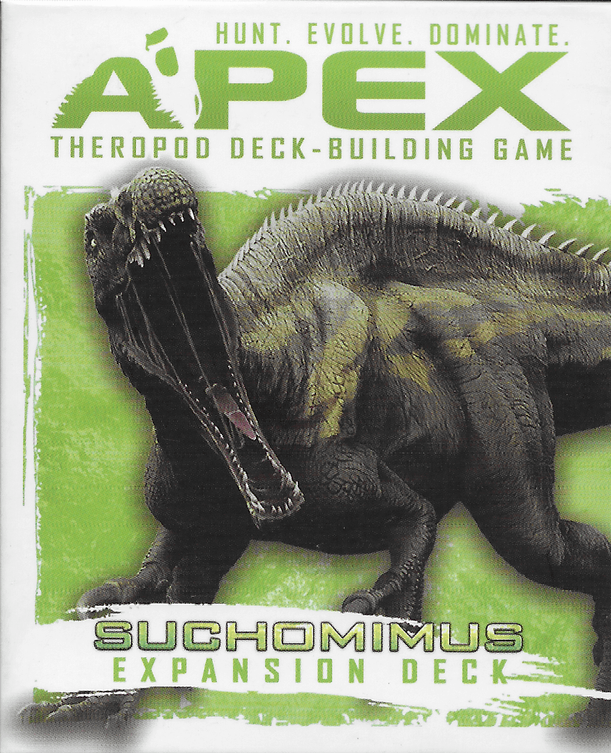 Apex Theropod Deck-Building Game: Suchomimus Expansion Deck doboz