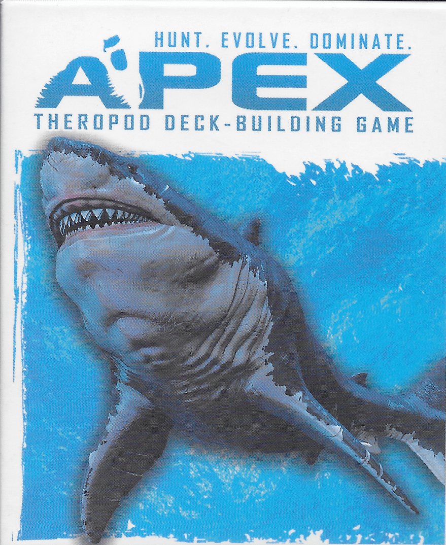 Apex Theropod Deck-Building Game: Megalodon Expansion Deck box art
