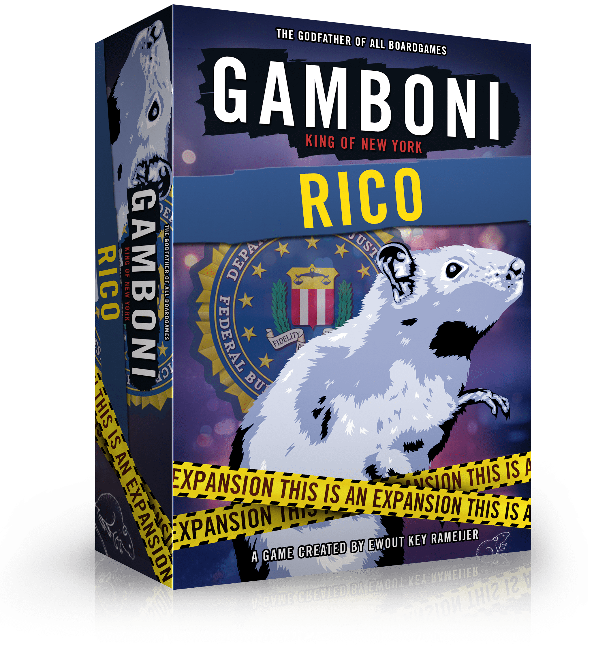 RICO: 6th player expansion for GAMBONI box art
