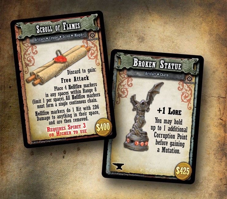 Coperta Shadows of Brimstone: Caverns of Cynder – Promo Cards
