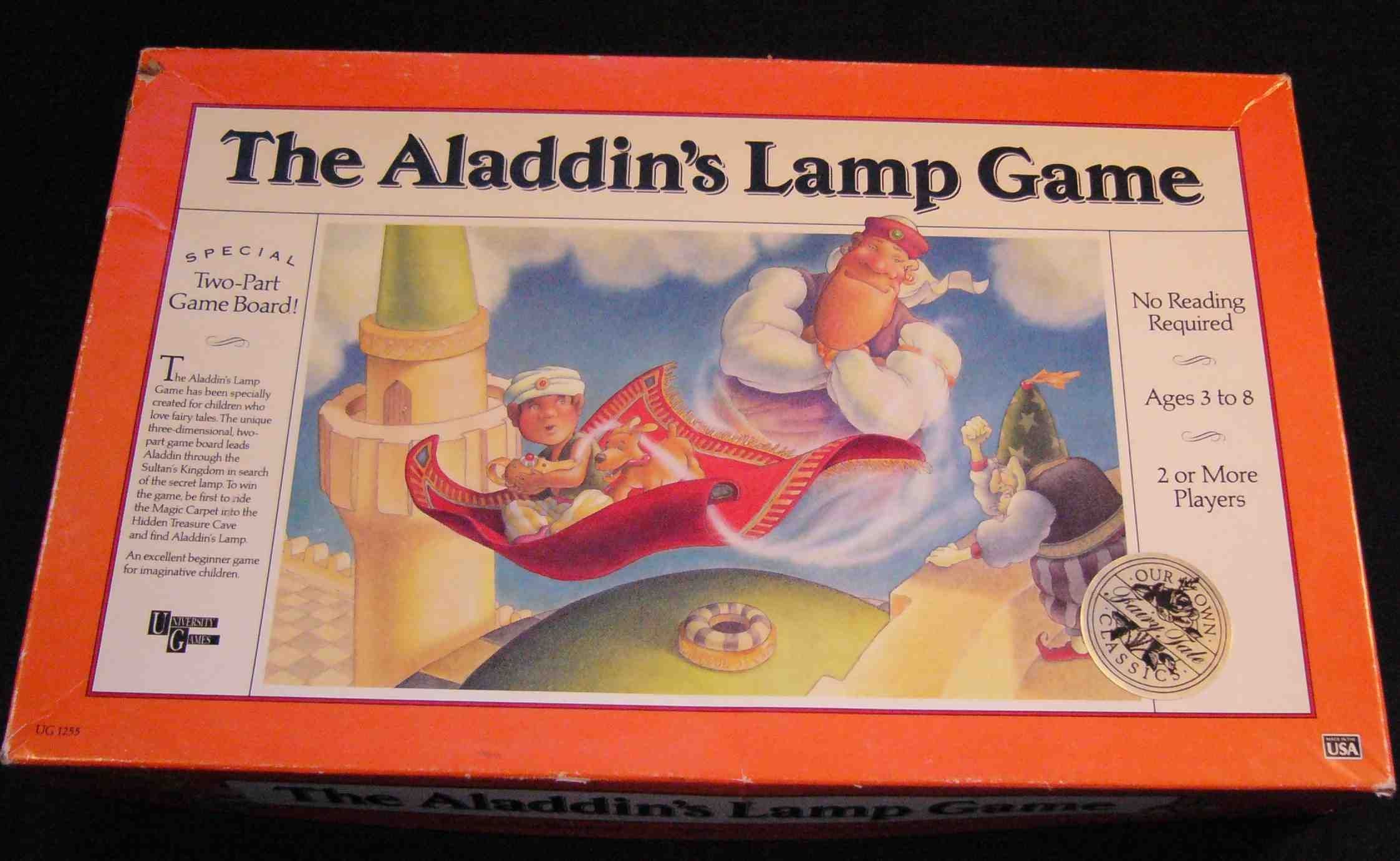 The Aladdin's Lamp Game box art