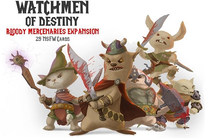 Watchmen of Destiny: Bloody Mercenaries Expansion box art