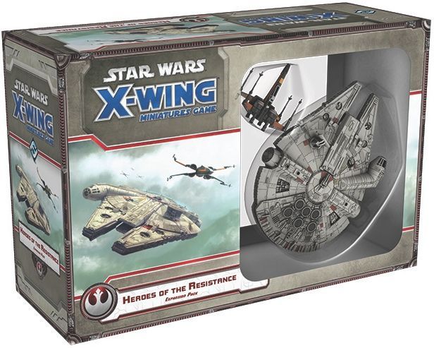 Star Wars: X-Wing Miniatures Game – Heroes of the Resistance Expansion Pack box art