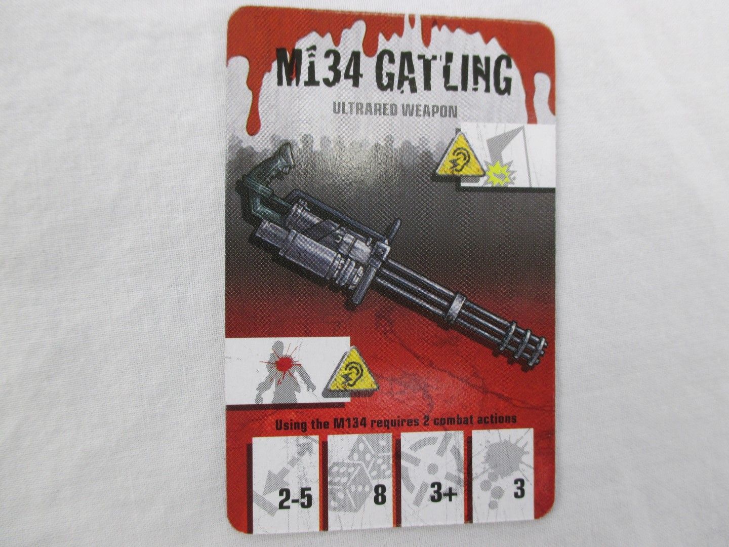 Zombicide: M134 Gatling Promo Card box art