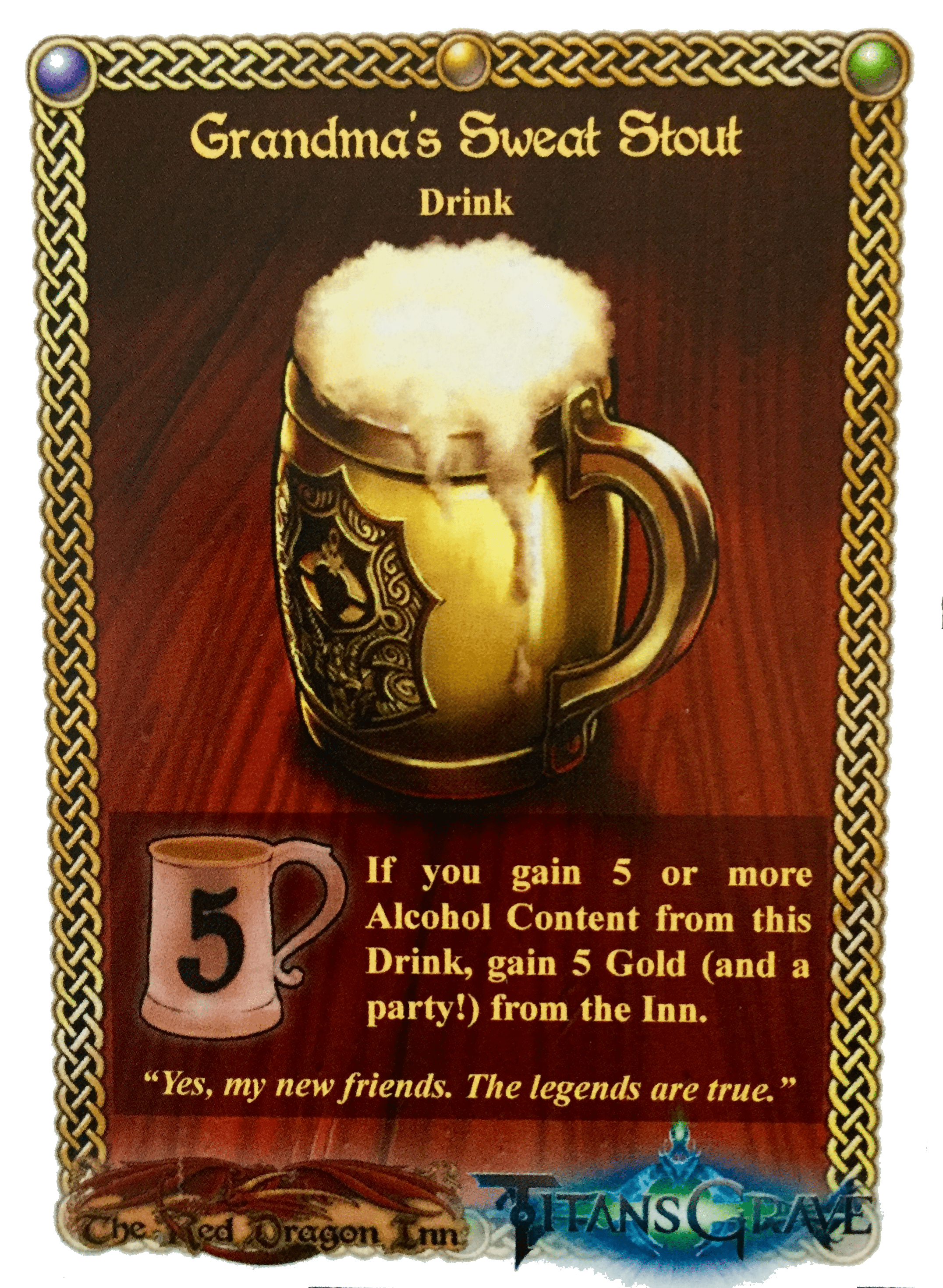 The Red Dragon Inn: Grandma's Sweat Stout box art
