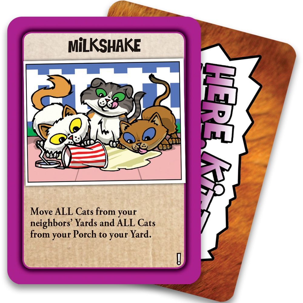 Coperta Here, Kitty, Kitty!: Milkshake Promo Card