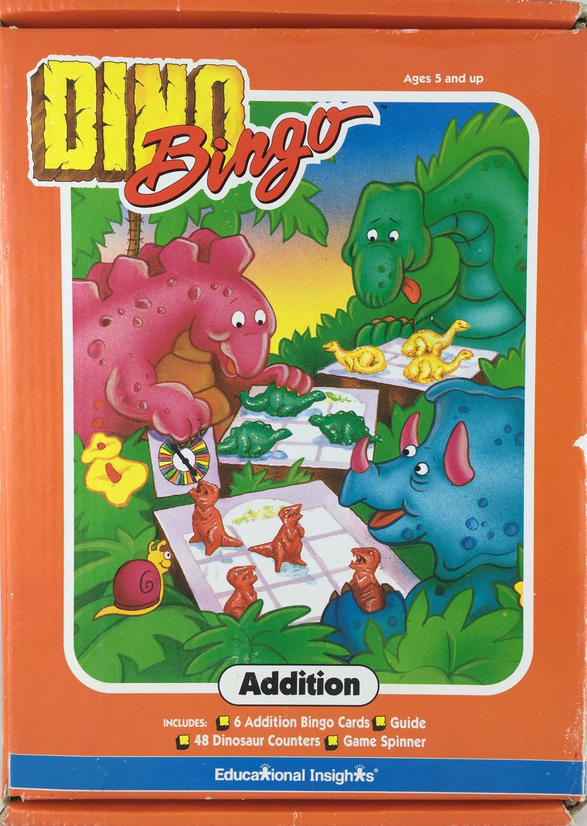 Coperta Dino Addition Bingo