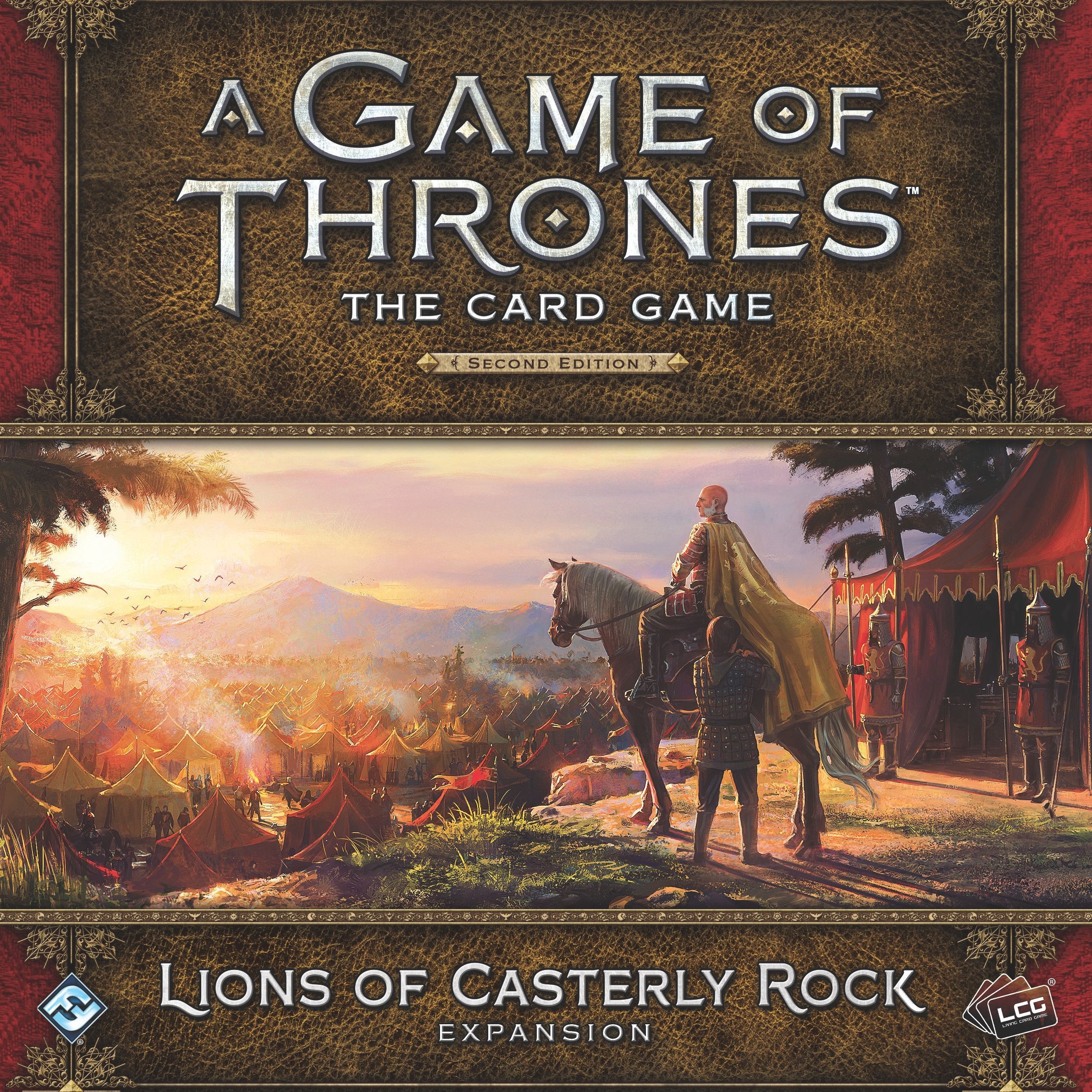 Coperta A Game of Thrones: The Card Game (Second Edition) – Lions of Casterly Rock