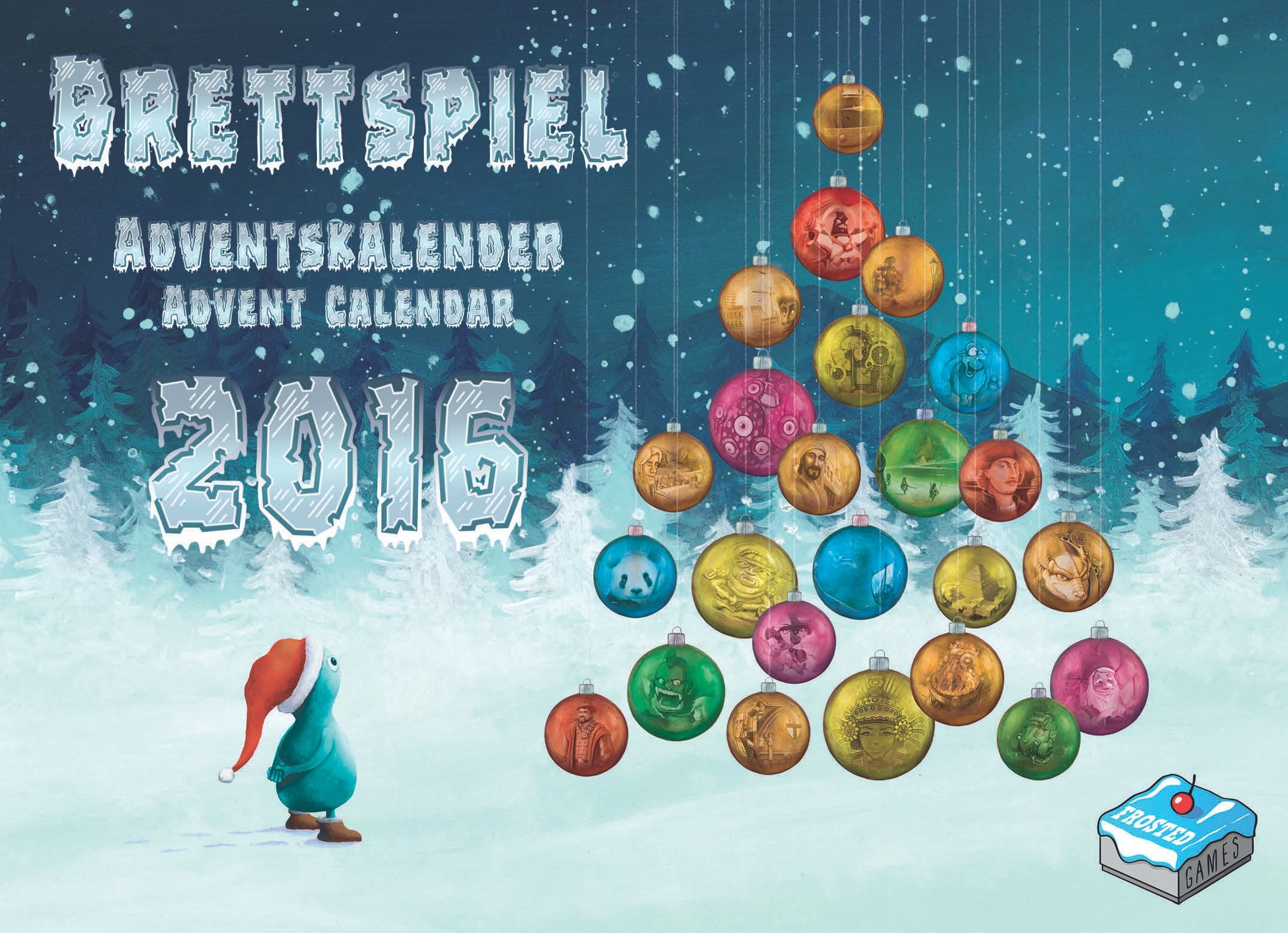 Brettspiel Adventskalender 2016 doboz