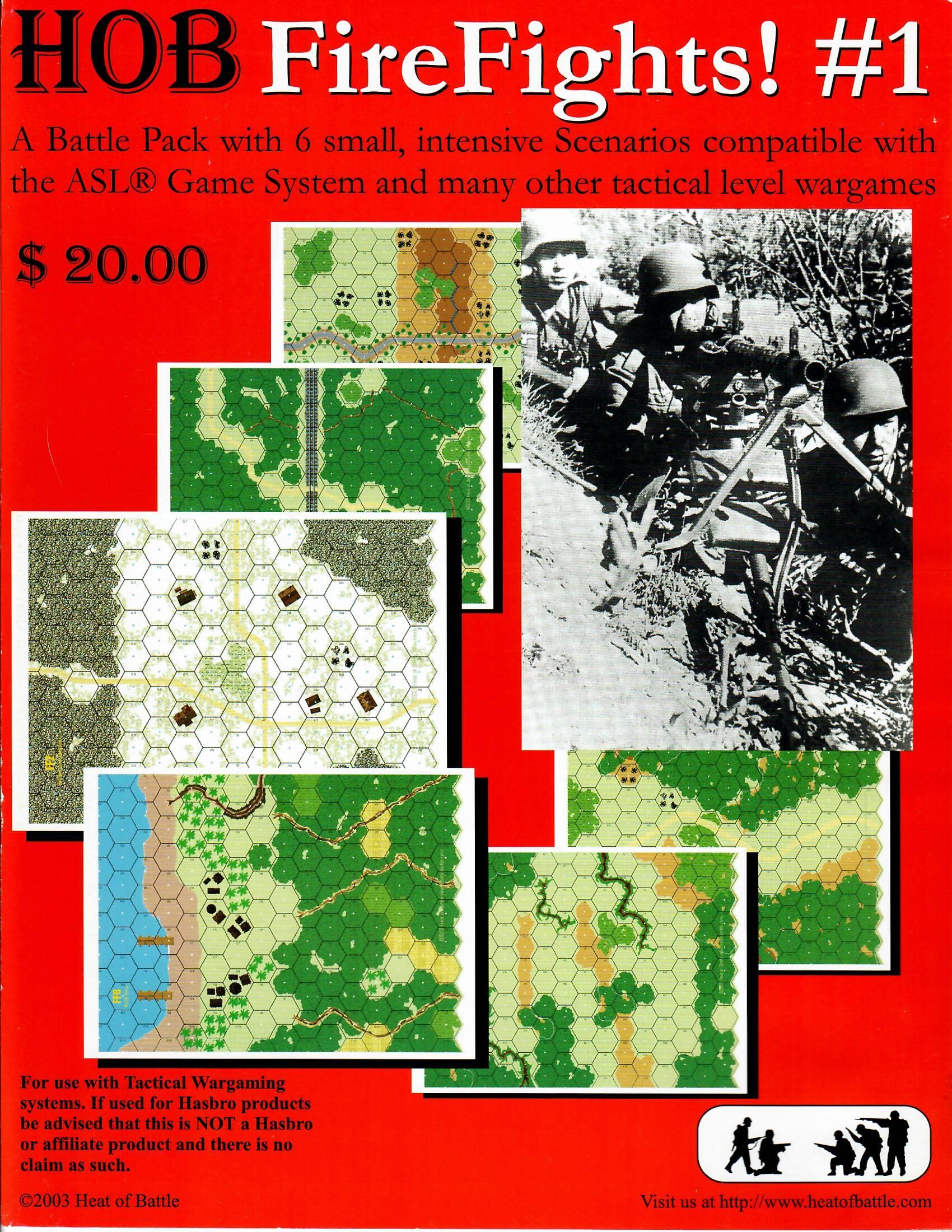 Heat of Battle: FireFights! box art