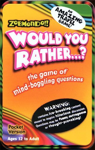 Zobmondo!! Would You Rather...? Pocket Version box art