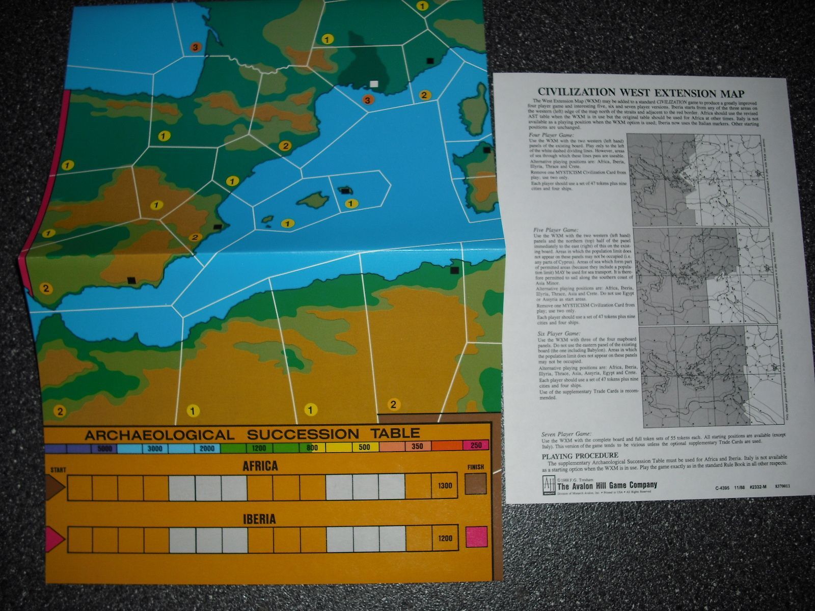 Coperta Civilization: West Extension Map