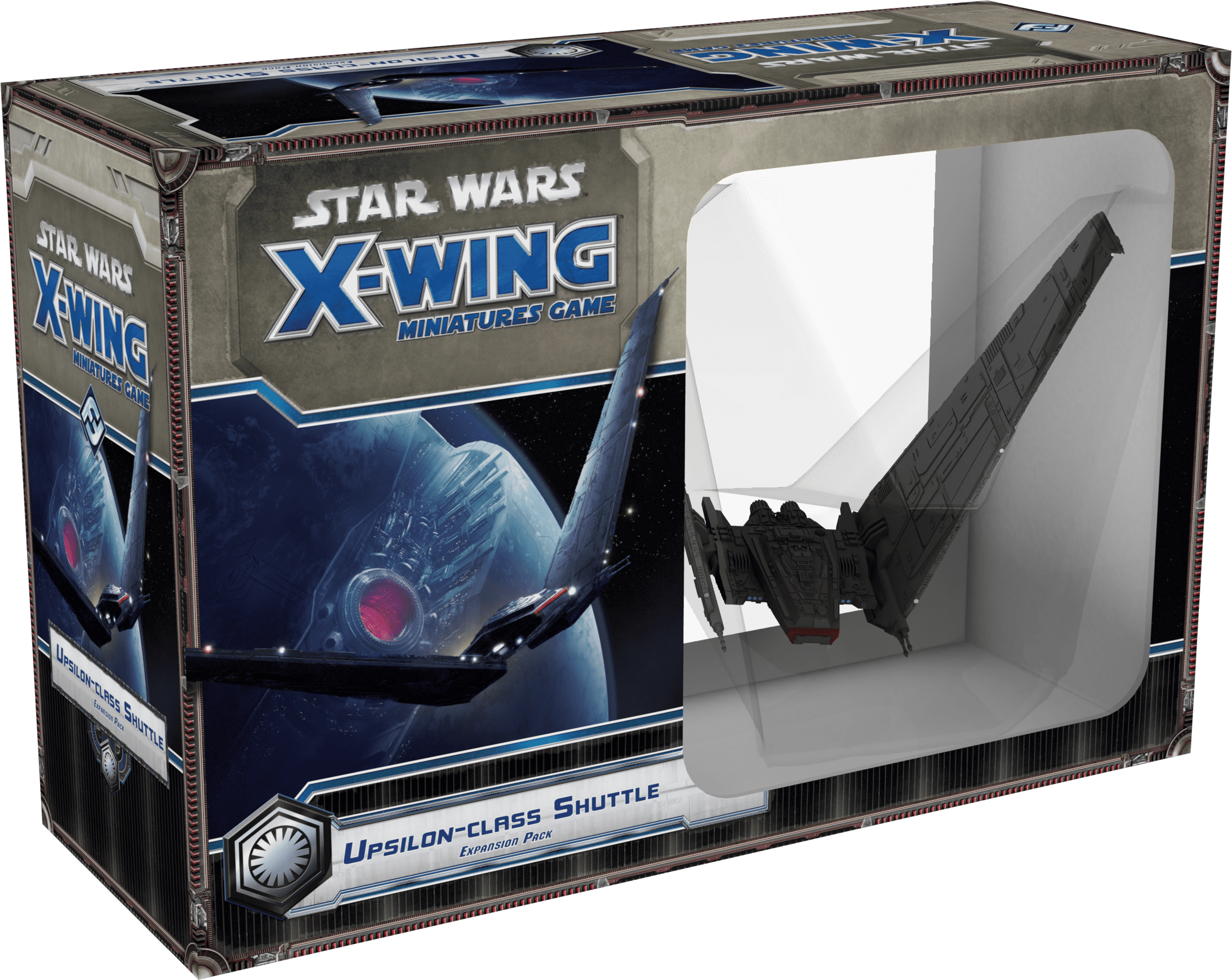 Star Wars: X-Wing Miniatures Game – Upsilon-class Shuttle Expansion Pack box art