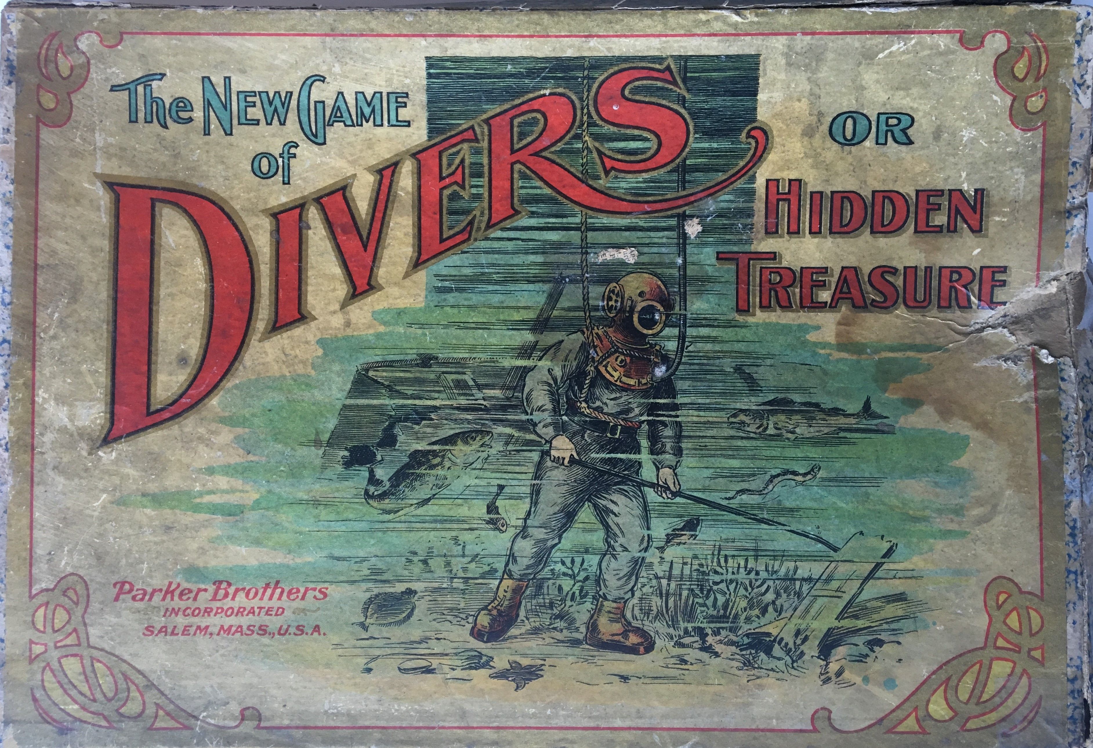 The New Game of Divers or Hidden Treasure box art
